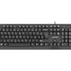 Natec Keyboard Trout Slim черен USB CZ/SK