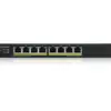 Zyxel Managed Switch GS1915-8EP PoE Smart 60W 802.3at desktop hybrid mode Switch