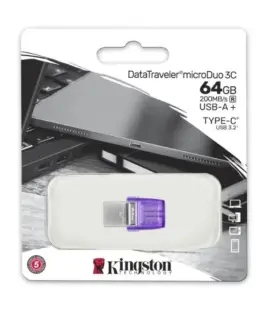 Kingston Pendrive Data Traveler MicroDuo 3C G3 64GB USB-A/USB-C