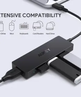 AUKEY AUKEY CB-C64 HUB USB-C Ultra Slim 4in1 4xUSB 3 - Image 3