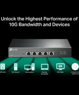 TP-LINK Switch Desktop SX105 5x10GE