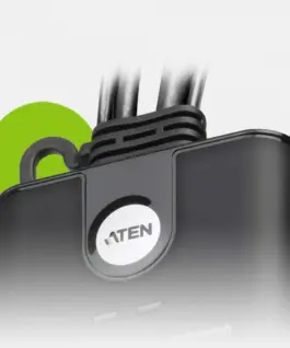 Alternative view of ATEN 2-port USB VGA FHD HDMI KVM Switch