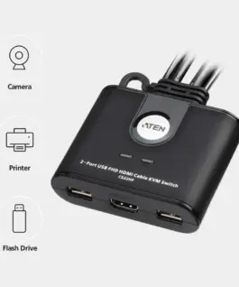ATEN 2-port USB VGA FHD HDMI KVM Switch - Image 4