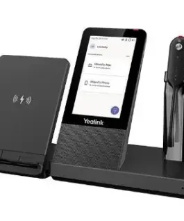 Yealink безжични слушалки WH67 Dual charging stand Teams Dect