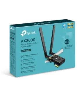 Alternative view of TP-LINK Network card Archer TX55E ethe adapt PCI-E AX3000