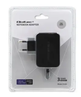 Alternative view of Qoltec Power адаптер for Acer 45W, 19V,2.37A, 5.5x1.7