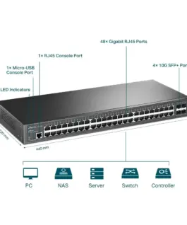 TP-LINK TP-Link SG3452X Switch 48xGE 4xSFP+