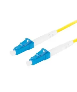Lanberg Fiber optic patchcord Sm Lc/Upc-Lc/Upc Simplex 3.0Mm 10M жълт