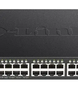 D-Link Switch DGS-1250-28XMP 24GE PoE+ 4SFP+