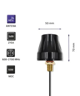 Qoltec 4G LTE omnidirectional antenna DUAL