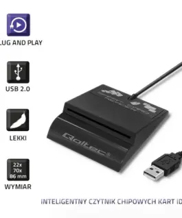 Qoltec Intelligenst smart ID card reader