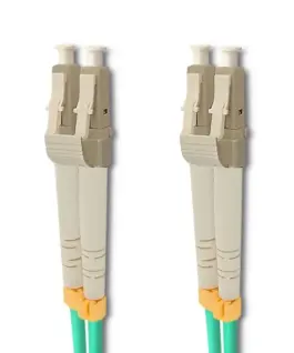 Alternative view of Qoltec Patchcord fiber optic LC / UPC-LC / UPC | MM | 50/125 | OM3 | 3m