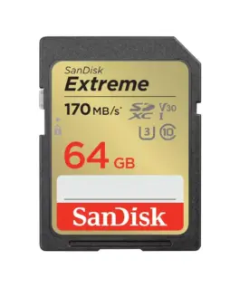 SanDisk Extreme SDXC 64GB 170/80 MB/s V30 UHS-I U