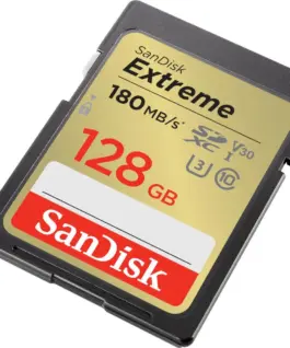 SanDisk Extreme SDXC 128GB 180/90 MB/s V30 UHS-1 U