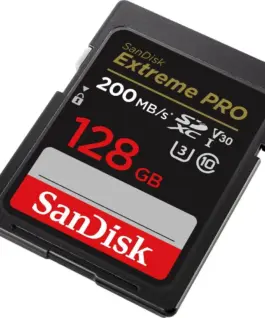 SanDisk Extreme Pro SDXC 128GB 200/90 MB/s V30 UHS-I U