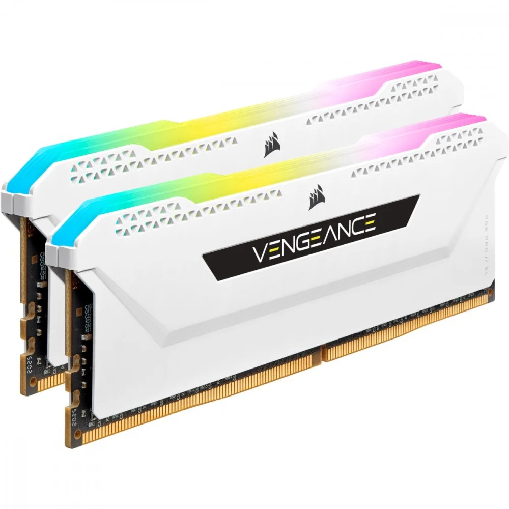 Corsair памет DDR4 Vengeance RGB PRO SL 32GB/3200(2*16GB) бял