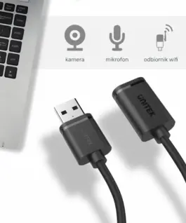 Unitek удължителен кабел USB 2.0 AM-AF