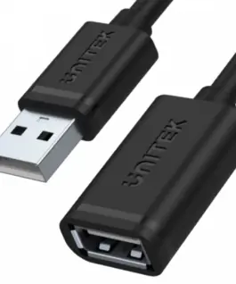 Unitek удължителен кабел USB 2.0 AM-AF 0.5M; Y-C447GBK