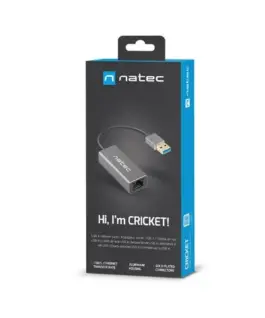 Natec Ethernet адаптер USB 3. – RJ-45 1Gb кабел