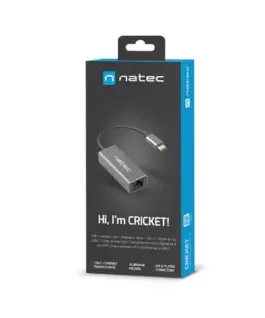 Natec Ethernet адаптер USB-C 3.1 – RJ-45 1Gb кабел