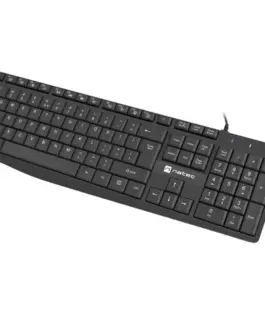Alternative view of Natec Keyboard Nautilus US slim черен