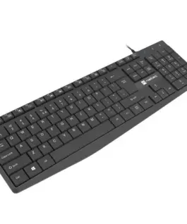 Natec Keyboard Nautilus US slim черен