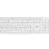 Natec Keyboard Nautilus US slim бял