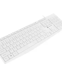 Natec Keyboard Nautilus US slim бял