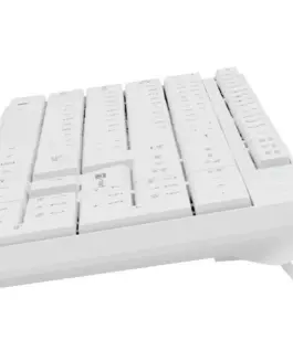 Natec Keyboard Nautilus US slim бял