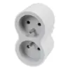 Legrand Connector 2x2P+Z B/S 049431