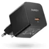 AUKEY Mini мрежово зарядно PA-Y20S черен 1xUSB-C 20W PD Power Delivery