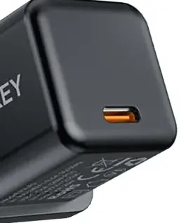 Alternative view of AUKEY Mini зарядно PA-F5 OEM черен 1xUSB-C 20W PD Power Delivery