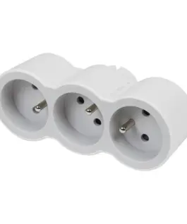 Alternative view of Legrand Plug-in splitter 3x2P+Z B/S 049433
