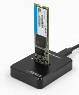 Alternative view of Qoltec Docking station SSD M.2 SATA PCIe, NGFF NVM