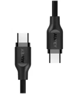 AUKEY кабел CB-CC1P OEM PVC Power Delivery PD USB C – USB C | 1m | 5 Gbps | 3A | 60W PD |