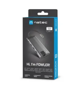 Alternative view of Natec Multi Port Fowler Plus USB-C PD, 3x USB 3.0