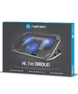 Natec охладителна поставка за лаптоп Oriole 15.6 inch – 17.3