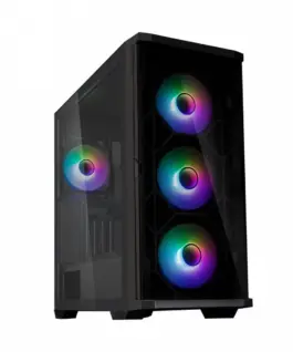 Alternative view of Zalman Case Z10 DUO ATX Mid Tower ZM-IF 120 x4