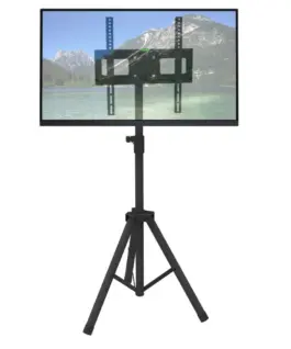 Alternative view of Techly TV floor stand 17-60 inches 35 kg, portable