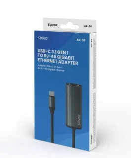 Savio адаптер AK-56 USB-C 3.1 SAVIO