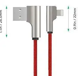 Alternative view of AUKEY AUKEY CB-AL01 червен OEM U SB - Lightning Nylon Ca