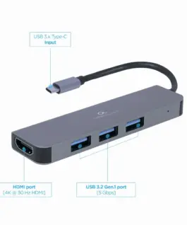 Gembird USB-C HDMI Hub 3xUSB 3. 0