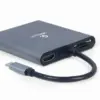 Gembird USB-C Hub HDMI USB-C PD VGA USB 3.0 Audio Card