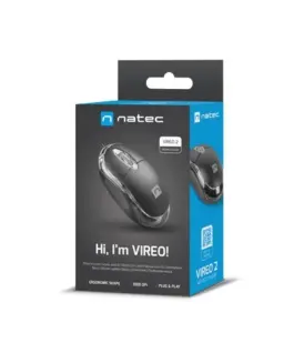 Natec Mouse Vireo 2 1000 DPI черен optical USB