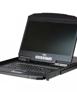 ATEN 8-Port Short Depth PS/2 VGA LCD KVM Switch 185