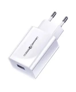 USAMS зарядно T22 1xUSB 18W QC 3.0 only head