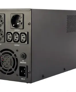 Alternative view of Gembird UPS 3000VA Line-in 1xC1 4 3xC13 2xShuko USB RJ4