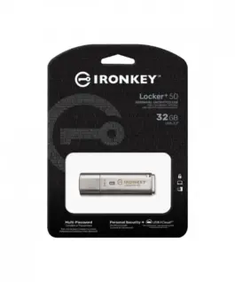 Kingston Pendrive 32GB IronKey Locker Plus 50 AES Encrypted