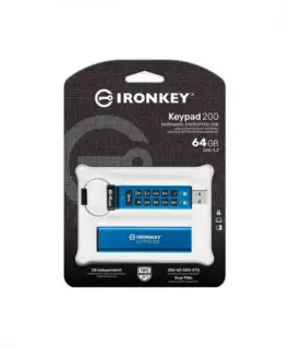 Kingston Pendrive IronKey Keypad 200 FIPS140-3 Lvl3 AES-256