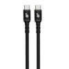 TB USB C - USB C кабел 1 m. silicone черен